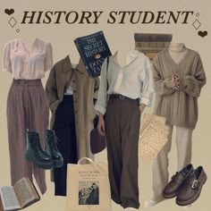 Dark Academia Outfit Women, History Student, Academia Aesthetic Outfit, Librarian Style, Dark Academia Outfit, Dark Academia Clothes, Academia Clothes, Academia Outfits