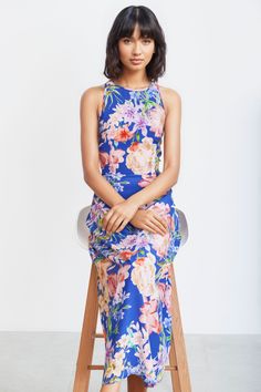 Introducing the Tatiana, the ultimate summer floral dress. Elevate your style with heels or keep it relaxed with flats. This dress is destined to be your go-to this season! FABRIC: 100% Viscose Rayon LENGTH: 43" From top of shoulder STYLE#: DR-20964 - SHINR- SHINING LIGHT ROYAL PRINT -U23 *Model is wearing a size XS *Dry Clean or Hand wash and hang dry Summer Floral Dress, Shining Light, Viscose Rayon, Hanging Dryer, Floral Dress Summer, Summer Floral, Hand Washing, Floral Dress, Dry Clean