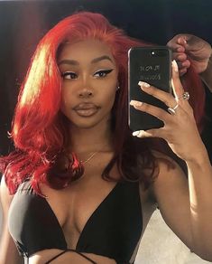 Sza Singer, Locs, Cute Hairstyles, Wig Hairstyles, Red Hair