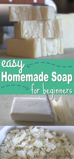 easy homemade soap recipe for beginners