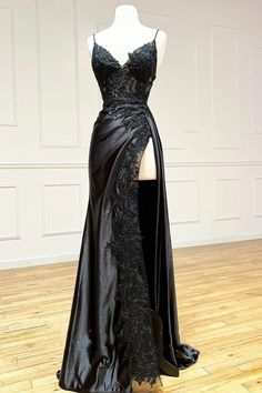 Prom Dresses Long Black, Long Black Evening Dress, Prom Dresses Sleeveless, Womens Prom Dresses, Unique Prom Dresses, Elegant Party Dresses, Prom Dress Shopping, Formal Party Dress, Black Evening Dresses