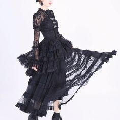 This is the perfect dress for a Gothic ball gown wedding. Made of lace and delicate fabric, this dress is perfect for a elegant and formal wedding. The modest neckline and full skirt make this dress perfect for any occasion. The plus size option is available for those who want to be sure to find the perfect size. ❤️CUSTOM MADE❤️ For custom made, please message us your height, bicep circumstance, bust, lower chest circumference, mid-shoulder to bust point, waist and shoulder width. How to measure Elegant Wedding Corset Dress For Halloween, Black Lace Trim Floor-length Gown, Black Floor-length Gown With Lace Trim, Gothic Victorian Ball Gown Dress For Party, Gothic Victorian Ball Gown For Party, Gothic Ball Gown For Wedding, Gothic Black Ball Gown, Gothic Lace Patchwork Dress, Black Lace Gown With Lace Trim