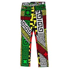 Everyone needs a pair of statement pants in their wardrobe! These Versace jeans speak for themselves. They are featured in a slightly stretch cotton, red, green, and yellow new #GREEK Puzzle print, button closure, skinny fit, and button closure. New with tags. Pair these with a black Alexander Wang bodysuit and some neon Yves Saint Laurent heels. Length: 40in Waist: 24in Hips: 37in Size: 40 Fitted Multicolor Pants For Streetwear, Yves Saint Laurent Heels, Saint Laurent Heels, Statement Pants, Print Jeans, Donatella Versace, Printed Jeans, Versace Jeans, Gianni Versace