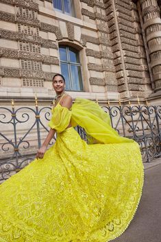 This lehenga set features multiple geometric cut sequin in an abstract pattern. The blouse is fully embroidered and comes with a matching net dupatta. It ia paired with an optional organza cape with a trail at the back.From Seema Gujral's Love Notes From Paris Collection DELIVERY TIMEPlease allow 8-12 weeks for your outfit to arrive. FABRIC DETAILSNet Professional cleaning only. Festival Lehenga With Sheer Dupatta For Party, Lehenga With Dupatta And Cape Sleeves For Diwali, Lehenga With Cape Sleeves And Dupatta For Diwali, Bollywood Style Lehenga With Cape Sleeves For Diwali, Party Lehenga With Sheer Dupatta And Cape Sleeves, Festive Cape Sleeves Lehenga For Reception, Festive Reception Lehenga With Cape Sleeves, Festive Organza Choli With Cape Sleeves, Eid Lehenga With Cape Sleeves And Intricate Embroidery