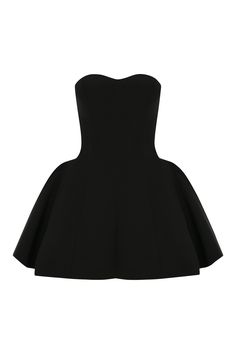 Our mini drape dress exudes elegance, featuring a fitted bodice and voluminous godet accents along the side seams.  Fitted bodice  Voluminous godet accents on side seams  Draping fabric for an elegant look  Hidden zipper detail at the back   Materials: 90% polyester, 10% elastane  Color: Black  Made in Turkey. Materials: 90% polyester, 10% elastane  Color: Black  Made in Turkey. Mini Dress With Flats, Black Engagement Dress, Classy Mini Dress, Little Black Dress Classy, Voluminous Dress, Dress Outfits Party, Draping Fabric, Drape Dress, Draped Dress