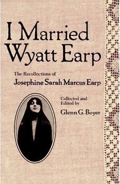 the cover of i married wyatt eaap, with an image of a woman in