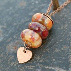 Large Bead Jewelry Ideas, Valentine Necklace, Simple Pendant, Diy Collier, Metal Heart