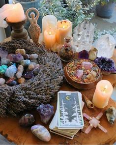 Wild Unknown Tarot, Crystal Aesthetic, Vivid Dreams, Meditation Space, Witch Aesthetic, Samhain, Sacred Space, Book Of Shadows, Crystals And Gemstones