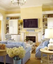 a living room filled with furniture and a flat screen tv mounted on the wall above a fireplace