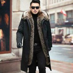 Top Rated Mens Faux Mink Fur Lined Long Coat Mink Fur Collar Hooded Parkas Overcoat Luxury, Mens Coats Jackets Hooded Parka For Winter, Winter Wear Hooded Parka For Cold Weather, Winter Hooded Parka For Cold Weather, Hooded Parka For Cold Weather, Warm Hooded Winter Outerwear, Hooded Winter Parka For Cold Weather, Long Coat With Faux Fur Lining For Cold Weather, Hooded Parka For Cold Weather And Winter, Casual Long Coat With Faux Fur Trim