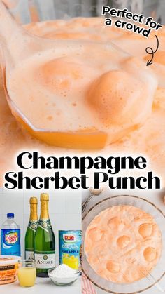 champagne sherbet punch recipe is perfect for a crowd and it's easy to make