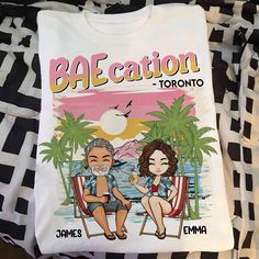 Elevate your next romantic getaway with our Personalized Couple Matching Shirts, perfect for those unforgettable "Baecation" moments. These custom shirts feature characters that look just like you and your partner, set against a dreamy beach theme that captures the essence of your love-filled adventure. Whether you're newlyweds, celebrating an anniversary, or simply enjoying a summer trip together, these shirts are designed to make your journey even more special. Ideal for yourself, your husband Picture Frame Light, Dreamy Beach, Mom Daughter Gifts, Flower Shadow Box, Matching Couple Shirts, Summer Getaway, Anniversary Trips, Romantic Getaway, Summer Trip