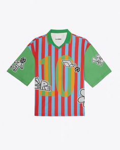 FC Amado Home Kit Sporty Green Jersey With Graphic Print, Sporty Multicolor Graphic Print Jersey, Sporty Oversized Multicolor Tops, Oversized Sporty Multicolor Tops, Oversized Multicolor Sporty Tops, Kidcore Aesthetic, Clothing Brand Logos, Vintage Football Shirts, Football Tees