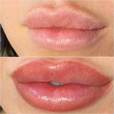 Semi Permanent Lip Blush, Full Lips Makeup, Lip Blushing, Dental Spa, Eyebrow Design, Tattoo Shading, Tattoo Makeup