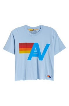 You'll want to live in this supersoft tee emblazoned with a bright Aviator Nation logo and broken down for a vintage feel. 23" length (size Medium) Crewneck Short sleeves 50% cotton, 50% polyester or 50% polyester, 38% cotton, 12% rayon Machine wash, line dry Made in the USA Women's Active & Swim Preppy Items To Buy, Avatior Nation Outfits, Cute Clothes Preppy, Cute Trendy Clothes, Avatar Nation Clothes, Cute Preppy Things, Preppy Graphic Tees, Aviator Nation Widget, Aviator Nation T Shirt