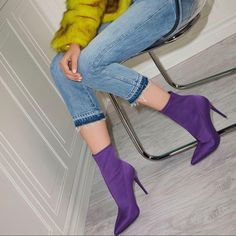 This Vibrant Boot Is Perfect To Spice Up Your Outfit Of The Day! This Aldo Boot Is Brand New, Never Worn!!! Fits Around The Ankle Nicely Without Having That Awkward Extra Space. Purple Pointed Toe Boots With Reinforced Heel, Purple High Heel Boots Medium Width, Purple Fitted Heeled Boots For Winter, Fitted Purple Ankle Boots, Purple Pointed Toe Evening Boots, Fitted Purple Heeled Boots For Winter, Trendy Fitted Purple Heels, Trendy Purple Pointed Toe Boots, Purple High Heel Boots For Spring