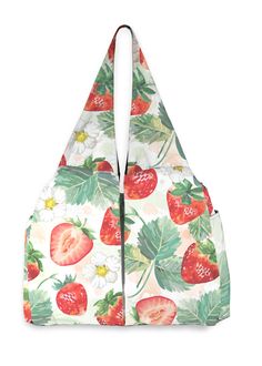 Cheap Strawberry Print Summer Bags, Inexpensive Rectangular Bag With Strawberry Print, Red Grass, Painters Palette, Studio Bag, Leaf Nature, Green Diamond, Tie Dye Patterns, All Around The World