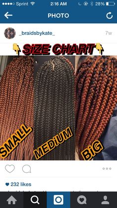 Box Braids Sizes, Faux Loc, Big Box Braids, Twisted Hair, Types Of Braids, Afrikaanse Mode, Short Braids