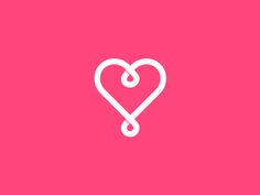 a white heart on a pink background with the word love written in it's center