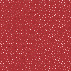 a red background with white polka dots