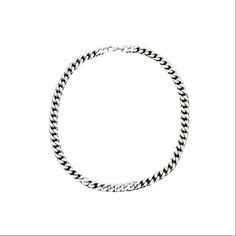 Style: Simple Material: Titanium Steel Fashion Element: Metal, Chain, National Tide Metal Figaro Chain Necklace, Stainless Steel Silver Chain Necklace, Round Stainless Steel Silver Chain Necklace, Stainless Steel Curb Chain Round Necklace, Stainless Steel Round Curb Chain Necklace, Stainless Steel Curb Chain Necklace, Round Metal Curb Chain Necklace, Ear Accessories, Chain Necklaces