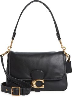 COACH Tabby Soft Leather Shoulder Bag | Nordstrom Best Coach Bags, Coach Tabby, Soft Leather, Leather Shoulder Bag, Nordstrom, Shoulder Bag, Leather, Gold