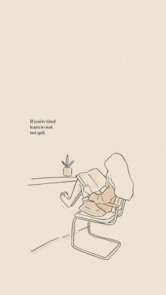 a drawing of a person sitting in a chair reading a book with the caption if someone just doesn't know how to read it