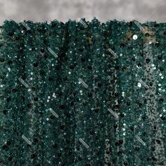 Dark Green Heavy Beads Sequins Pearls Glitter Fabric - OneYard Green Sequin Fabric For Wedding, Green Sequin Wedding Fabric, Green Sequin Fabric For Evening And Party Season, Embellished Green Sequin Fabric For Party Season, Green Glamorous Sequin Fabric For Festive Occasions, Green Glamorous Sequin Fabric For Party Season, Glamorous Green Sequin Fabric For Festive Occasions, Glamorous Green Sequin Fabric For Party Season, Green Sequin Fabric For Party