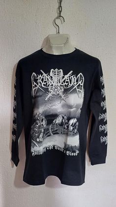 GRAVELAND FOLLOWING THE VOICE OF BLOOD LONG SLEEVE SHIRT New Graveland Long Sleeve Shirt High Quality We'll shipping worldwide. Shipping time range. United States = 20-25 business days Rest of the world = 25-30 business days Black Metal, Long Sleeve Shirt, Black Shirt, Sleeve Shirt, The Voice, Long Sleeve Shirts, Adult Outfits, United States, T-shirt