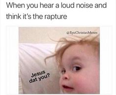 a little kid that is laying down with the caption jesus did you know?