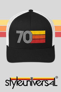 1970 birth year retro trucker hat Trucker Hat Outfit, 30th Birthday Ideas For Women, Girl Trucker, Mens Trucker Hat, Birthday For Him, Hat Ideas, Hat For Men, Birth Year, Birthday Hat