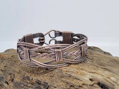 Beautiful copper version of my Contessa line. Bohemian Adjustable Copper Bracelets, Bohemian Brown Bracelet In Copper Wire, Bohemian Brown Copper Wire Bracelets, Bohemian Copper Cuff Bracelet In Bronze, Bohemian Bronze Copper Cuff Bracelet, Handmade Rustic Copper Cuff Bracelet, Handmade Rustic Bronze Bracelets, Adjustable Rustic Copper Bracelets, Rustic Adjustable Bronze Bracelets