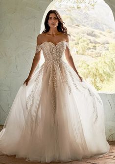 Madison James MJ854 Karen Wedding Dress Madison James Wedding Dress, Madison James Bridal, Gonna In Tulle, Modest Bridal, Madison James, Full Tulle Skirt, Essense Of Australia, Allure Bridal, Gowns Of Elegance