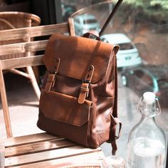 Spur II Vintage Leather Backpack – YONDER BAGS Mens Backpack Fashion, Leather Laptop Bags, Vintage Leather Backpack, Leather Backpack For Men, Leather Briefcase Men, Brown Leather Backpack, Vintage Backpacks, Light Backpack, Unisex Backpack