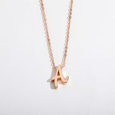 Enjoy our newest take on the necklaces trend.Personalized Necklace is a fun-loving piece with a clean, contemporary look. Features word as you like to make you own one!Chain Type: O-chainMaterial: Copper Present For Her, Personalized Letters, Presents For Her, Go For It, Beautiful Style, Fun Loving, Letter Necklace, Style Minimalist, Personalized Necklace