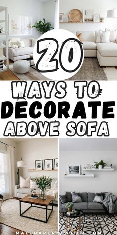 decorate above sofa Over Sofa Wall Decor Ideas, Above The Sofa Wall Decor, Over Sofa Wall Decor, Over The Sofa Wall Decor Ideas, Above Sofa Wall Decor Ideas, Above Sofa Wall Decor, Wall Behind Sofa, Art Above Sofa, Best Living Room Ideas