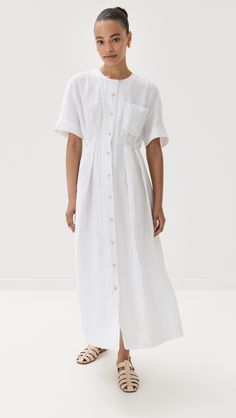 Jenni Kayne Day Dress | Shopbop Jenni Kayne Dress, France Vibes, Rose In Hand, Wardrobe Architect, Jenni Kayne, White Cotton Dress, The French Riviera, White Brand, French Riviera