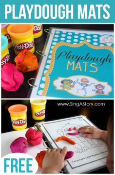 playdough mats are fun and easy to make