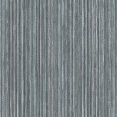 a blue and white striped wallpaper with vertical lines on the bottom, in shades of gray