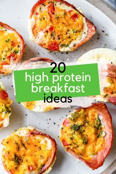 an image of high protein breakfast ideas on a plate