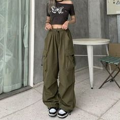 Halloween Outfits Casual, Celana Kargo, Hip Hop Joggers, Sweatpants Streetwear, Streetwear Cargo Pants, Oversized Sweatpants, Hip Hop Women, Summer Pants Women, Casual Cargo Pants