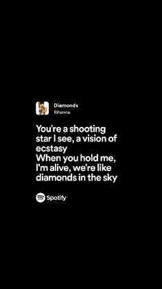 someone posted this on their instagrams with the caption'you're a shooting star i see, a vision of easy