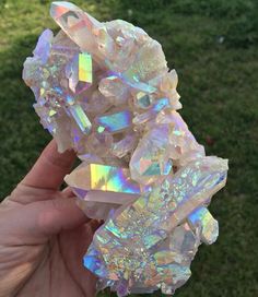 Aura Quartz Crystal, Spirit Quartz, Angel Aura Quartz, Magical Jewelry