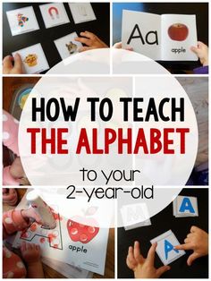 How to teach the alphabet to your 2-year-old Letters Preschool, Teach The Alphabet, Teaching Toddlers, Kids Learning Activities, Toddler Learning Activities, Toddler Fun