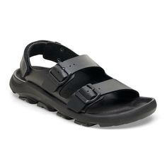 Mogami Terra Birko-Flor Black | BIRKENSTOCK Durable Black Open Toe Sandals, Black Durable Open Toe Sport Sandals, Casual Durable Black Sandals, Durable Black Open Toe Sport Sandals, Black Slip-resistant Sandals For Outdoor Activities, Durable Black Sandals For Outdoor Activities, Black Slip-resistant Sport Sandals With Round Toe, Functional Waterproof Sport Sandals With Round Toe, Waterproof Functional Sport Sandals For Walking