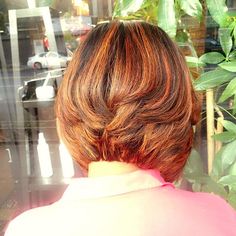 Bob life! Tiffany Color, Color Bob, Natural Hair Haircuts, Feathered Bob, Pressed Natural Hair, Silk Press Natural Hair, Bob Cuts, Creative Hair Color, Cut Life