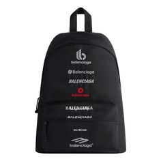 Balenciaga Explorer Backpack 'Black' 5032212AAVT1000 Explorer Backpack, Limited Edition Sneakers, Sports Sneakers, Black Backpack, Balenciaga, Limited Edition, Backpacks, Sports, Sneakers