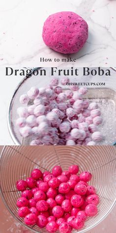 how to make dragon fruit boba is an easy recipe for kids and adults alike