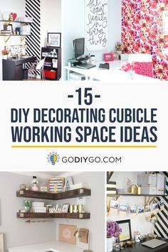 the top 15 diy decorating cubicle working space ideas for home and office