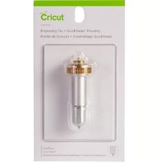 an image of a white and gold light bulb in packaging for the cricut